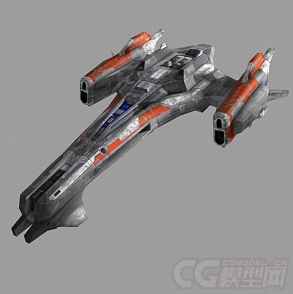 科幻飞船 _ak8300678作品_飞机/航空器宇宙飞船_cg模型网