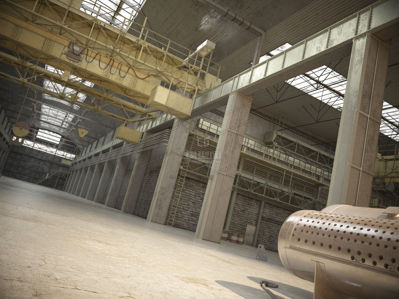 工厂厂子工业厂房