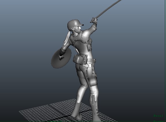 游戏动作！模型-动作模型库-Maya(.ma/.mb)模型下载-cg模型网