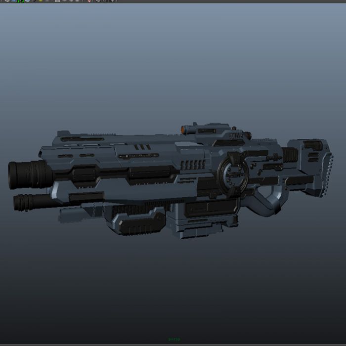 酷炫生化女机械兵人 科幻枪械 长矛 翅膀飞行器 动画 maya max版本