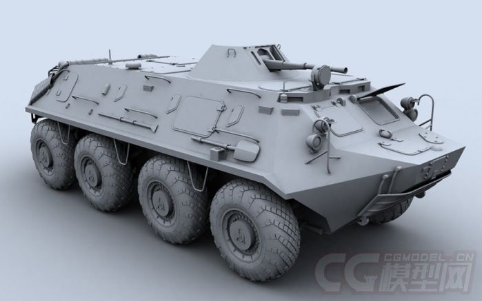 btr-60轮式装甲输送车 高精度模型 坦克 装甲车