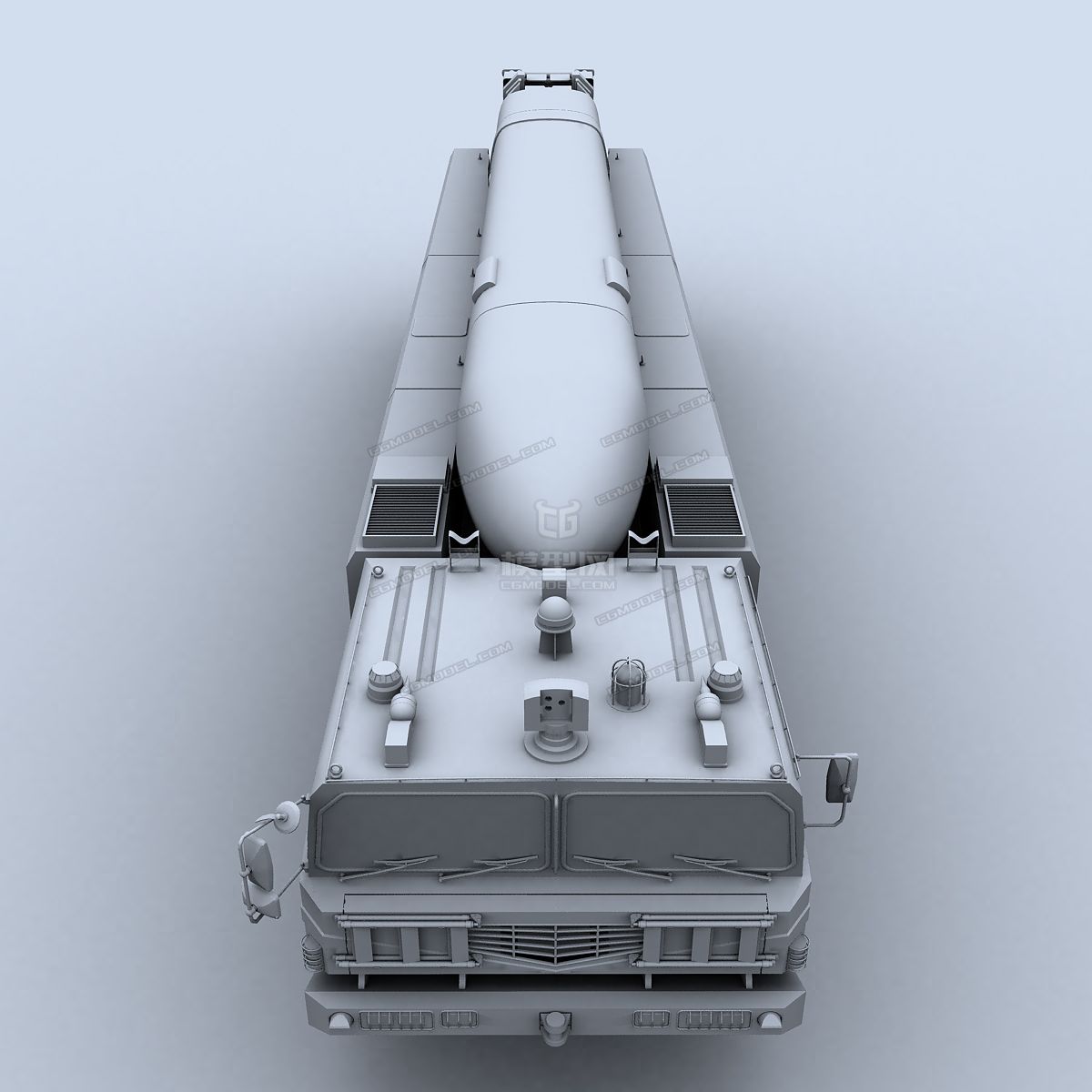 东风-16中程弹道导弹 df-16_苹果酱 作品_武器冷兵器_cg模型网