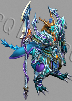 东海龙王boss怪物角色3d模型,有绑定带攻击跑步死亡待机全套动作,写实