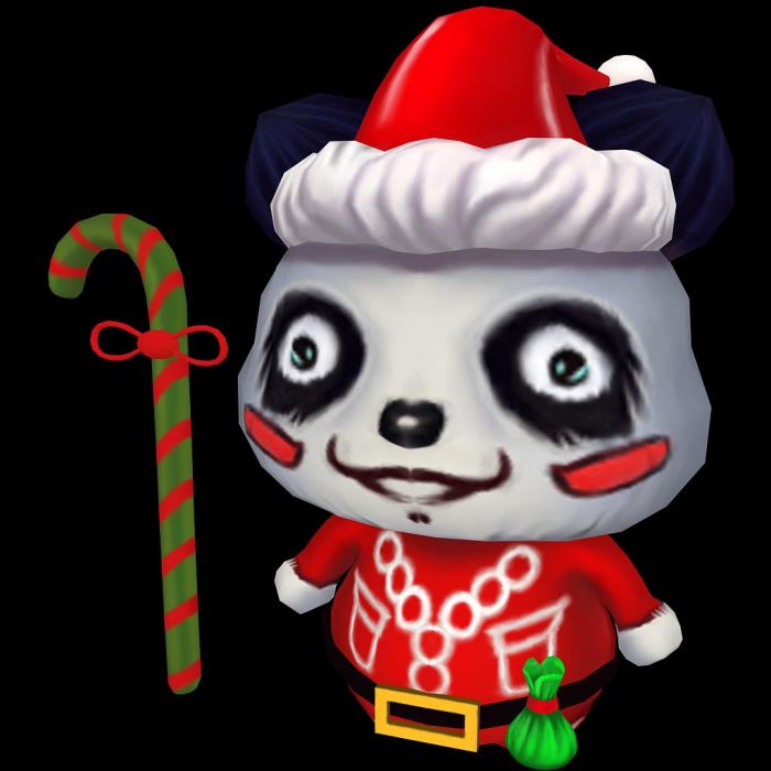 怪物 圣诞熊猫 q版