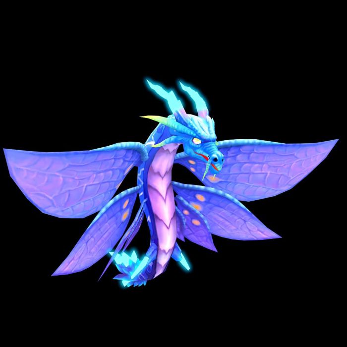 灵龙怪物q版3d模型带绑定带动画