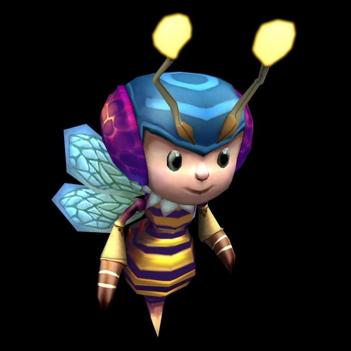 蜜蜂 怪物 q版 带绑定带动作