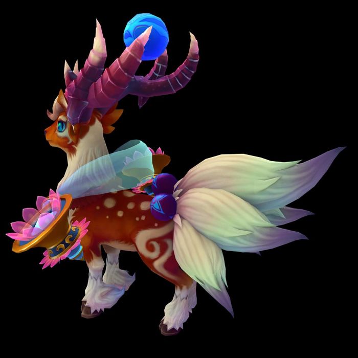 鹿王boss  怪物3d模型  q版 带绑定带动画