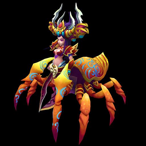 蜘蛛精boss 怪物 3d模型 带动作带_高里作品_人物孩子-女_cg模型网