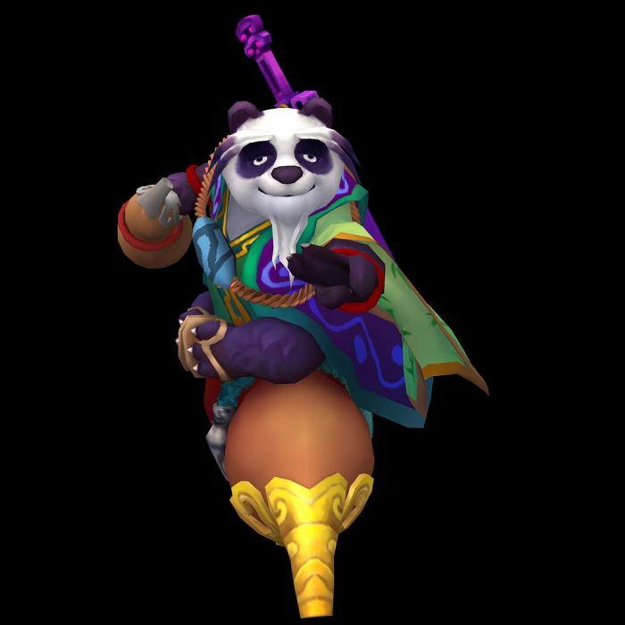 酒仙q版3d模型带绑定带动作