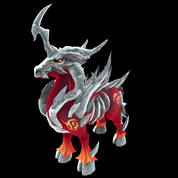 梦魇 怪物 q版3d模型 带绑定带动作