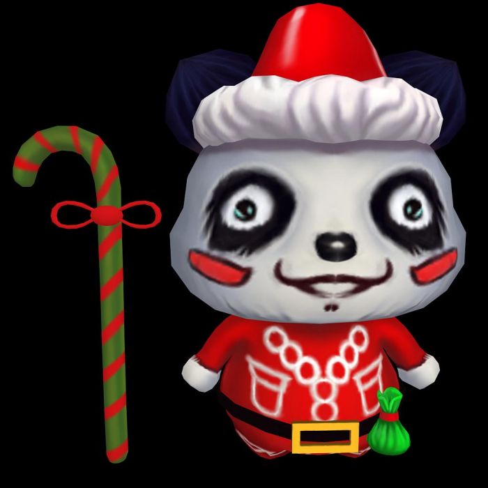 怪物 圣诞熊猫 q版