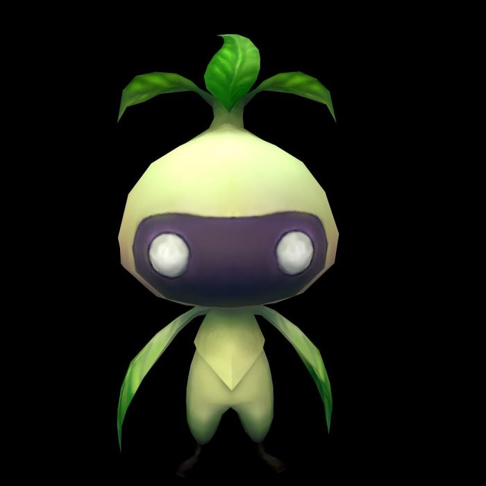 草精怪物 q版3d模型 带绑定带动画