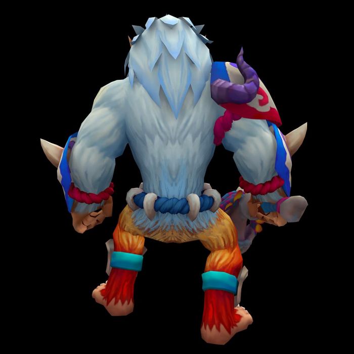 铁背苍猿q版3d模型带动作带绑定