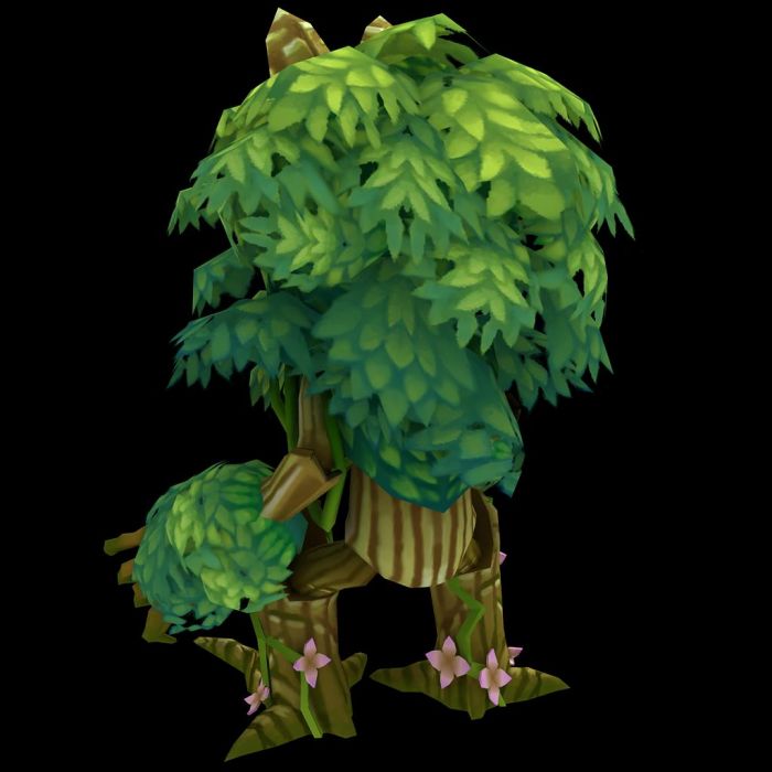 树怪 怪物 boss q版 带绑定带动作