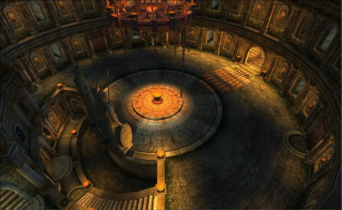 竞技场内_高里作品_场景自然场景_cg模型网