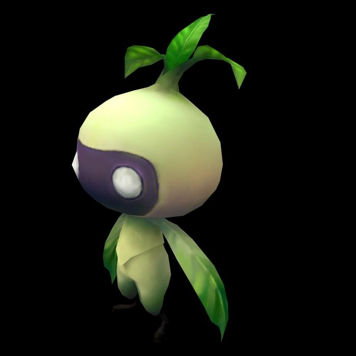 草精怪物 q版3d模型 带绑定带动画