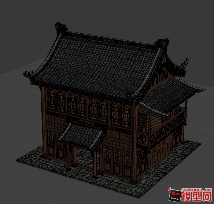 ***古建筑模型-古代场景模型库-模型下载-cg模型网