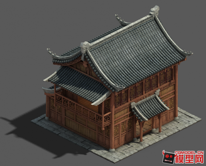 ***古建筑模型-古代场景模型库-模型下载-cg模型网