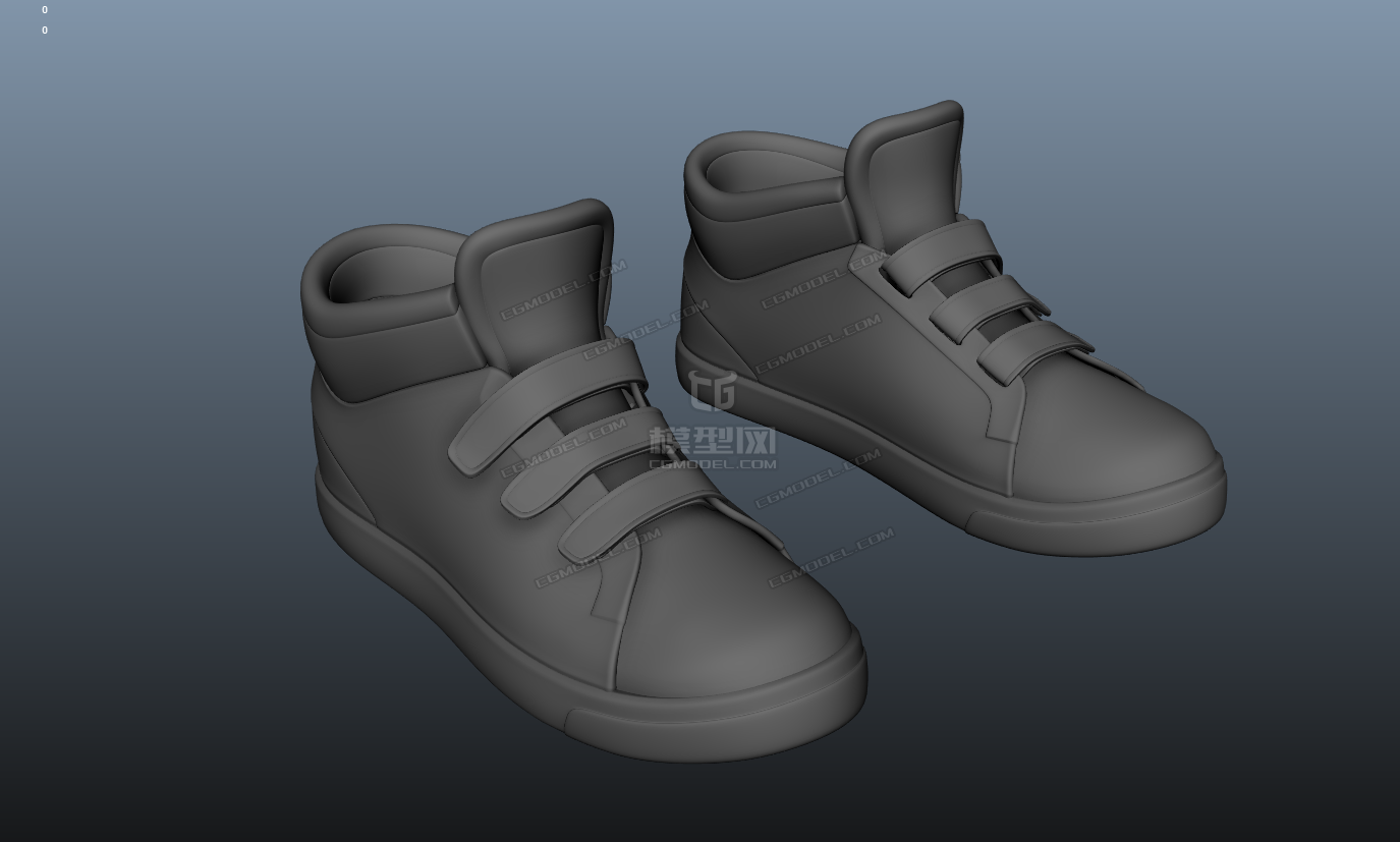 写实卡通鞋子,精品模型._631368750作品_生活用具穿戴服饰_cg模型网