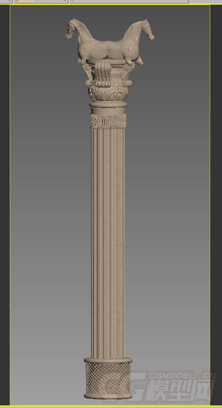罗马柱双头马