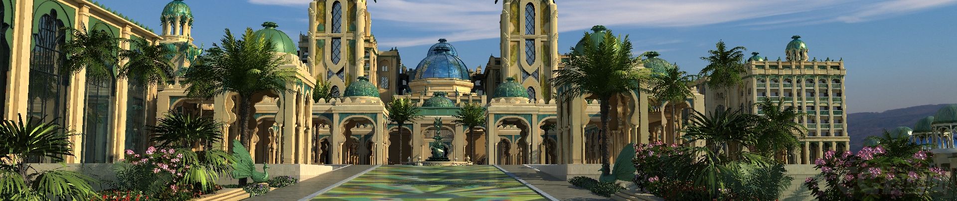 阿拉伯建筑_lifangti作品_场景自然场景_cg模型网