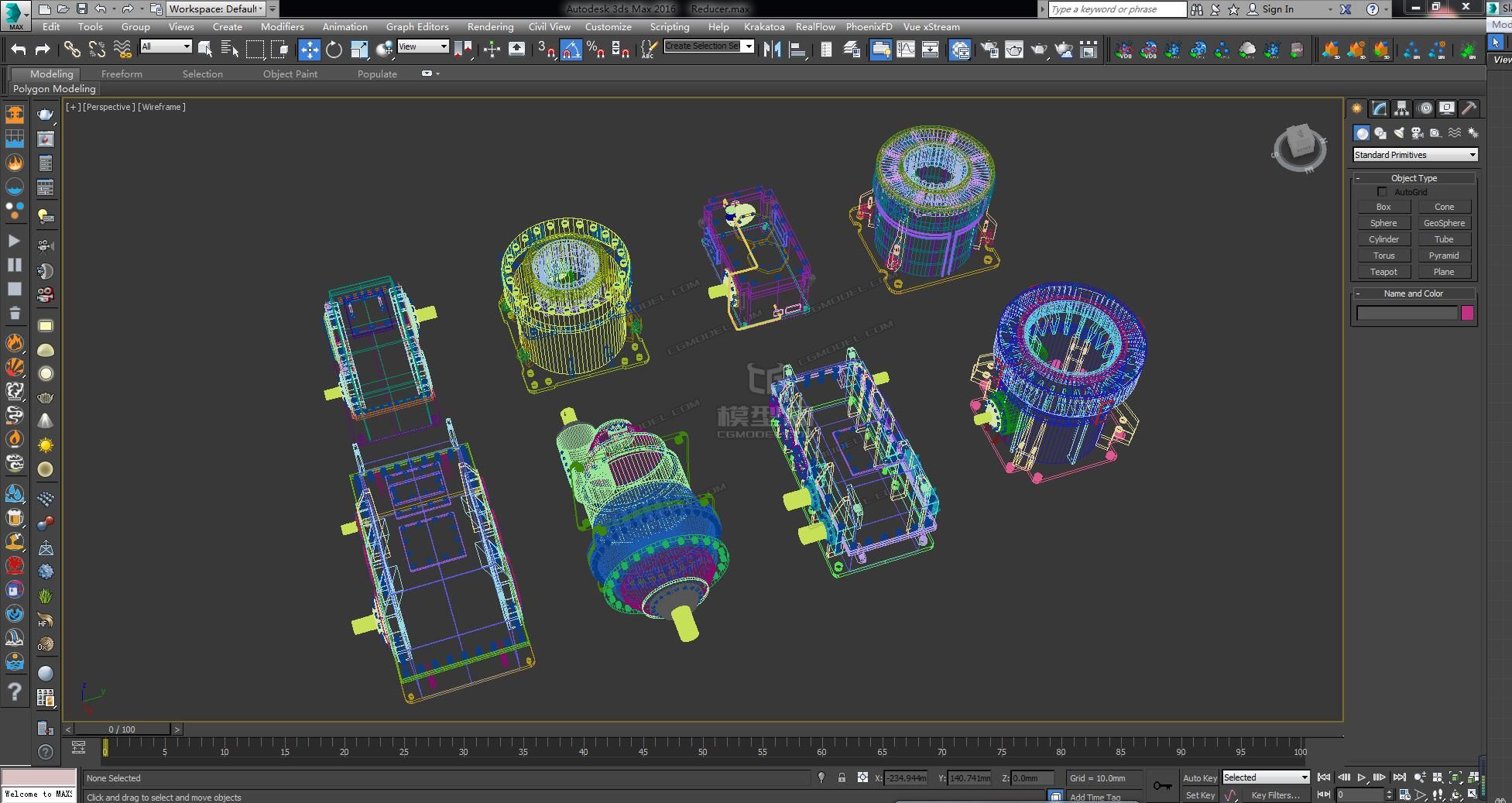 工厂机械外壳模型-工业设备模型库-3ds Max(.max)模型下载-cg模型网