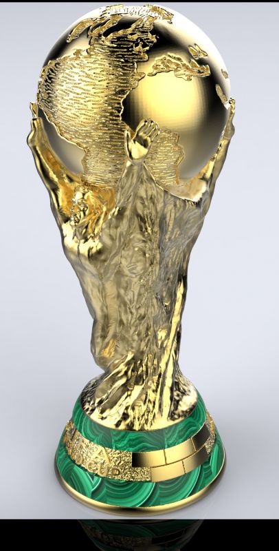 大力神杯,世界杯,fifa wo_dawningの哥作品_雕塑/文物文物器皿_cg模型