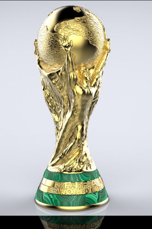 大力神杯,世界杯,fifa wo_dawningの哥作品_雕塑/文物文物器皿_cg模型