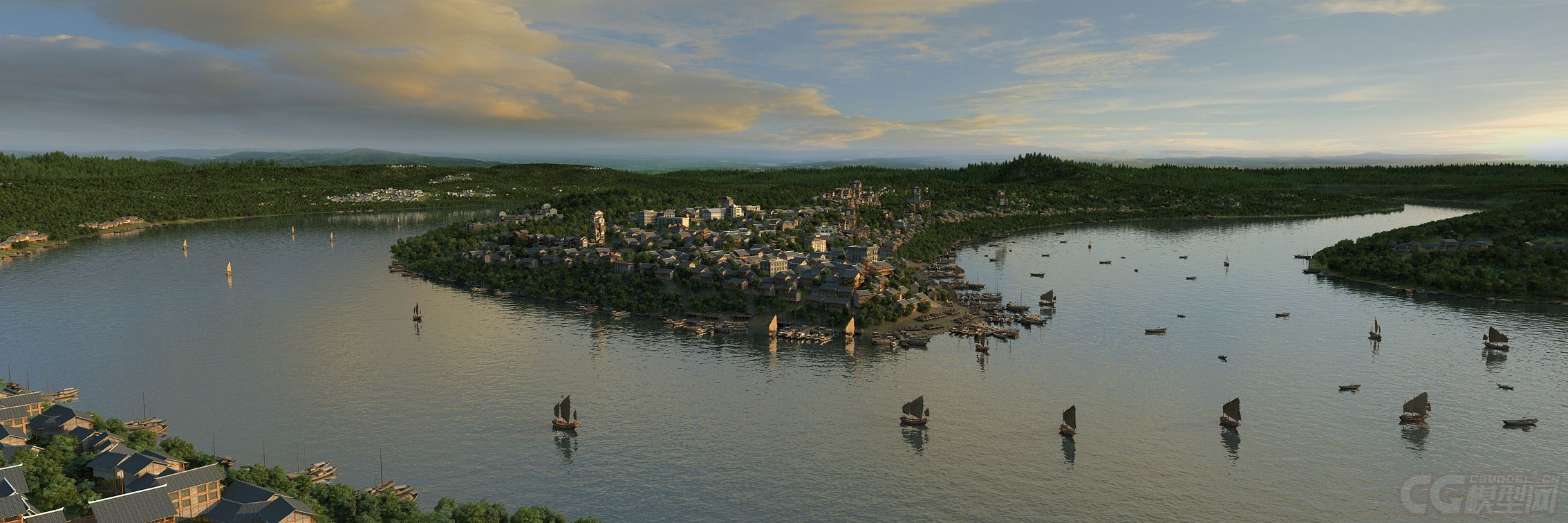 古代重庆朝天门码头_货运港口