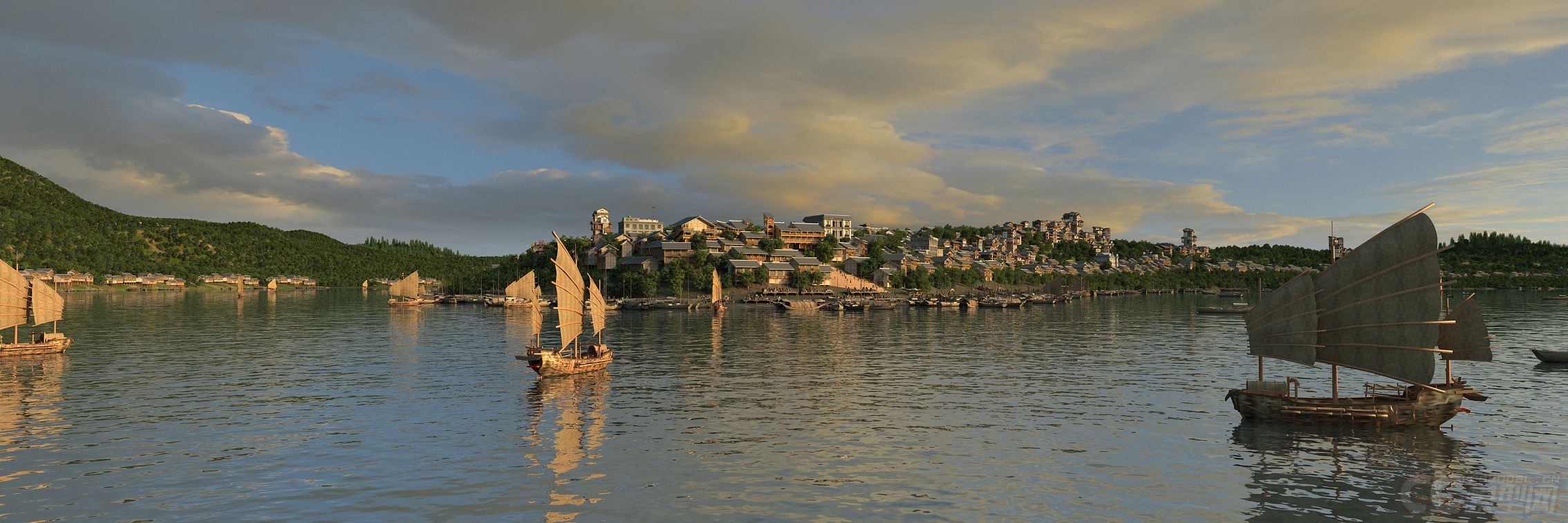 古代重庆朝天门码头_货运港口