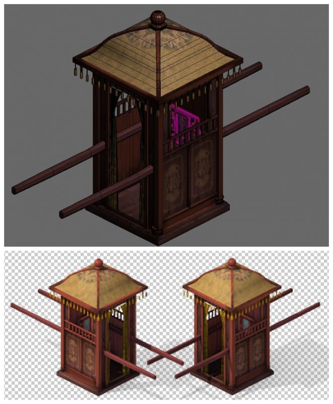 轿子写实高模大合集,可单独下载哦!_666lh作品_车辆人力车_cg模型网