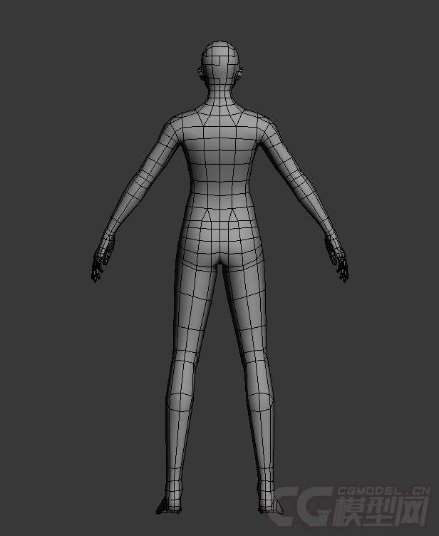 标准人体模型游戏模型素材高模