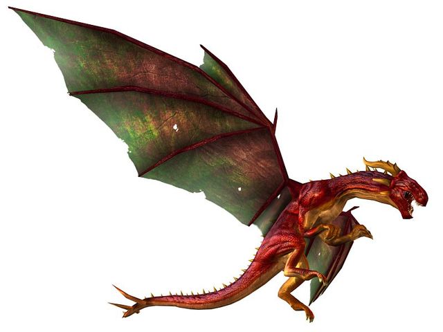 影视级西方龙,飞龙,邪龙_雪域山峰作品_动物哺乳_cg模型网