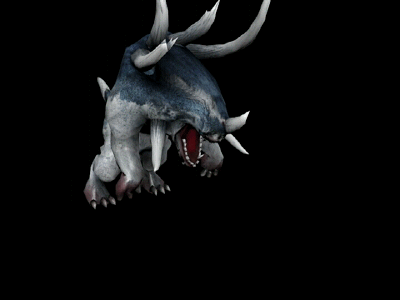 蛮兽,10种样式贴图,10种风格,2000帧动作怪兽