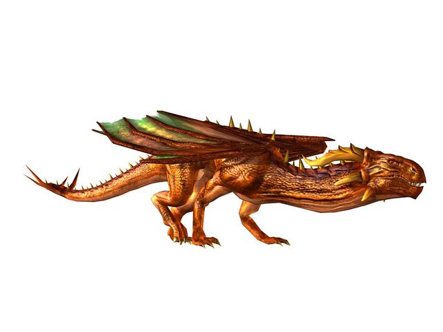 影视级西方龙,飞龙,邪龙_雪域山峰作品_动物哺乳_cg模型网