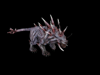 蛮兽,10种样式贴图,10种风格,2500帧动作怪兽