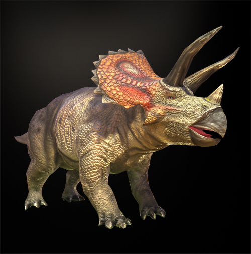 三角龙模型下载