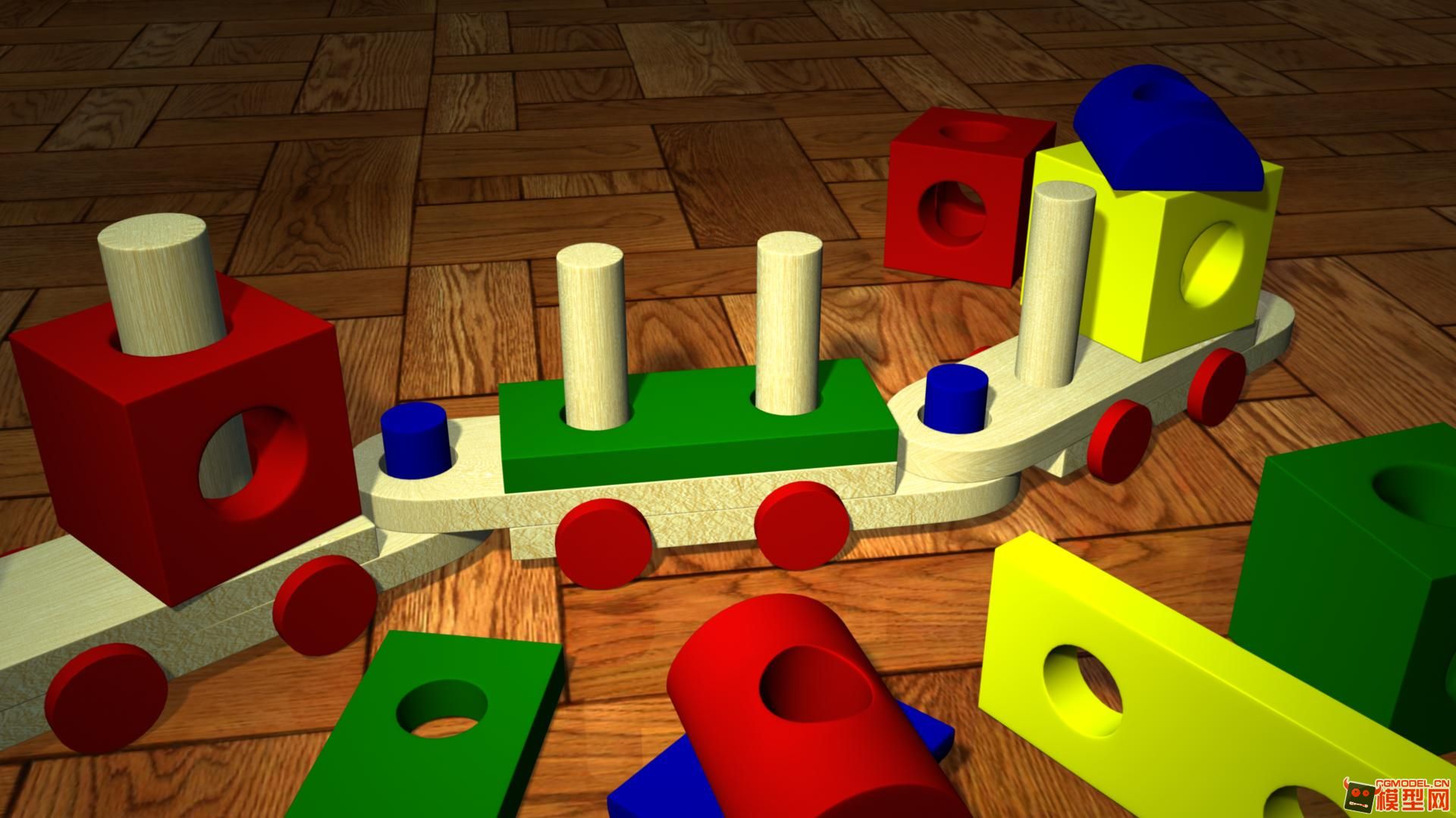 积木-cg模型网(cgmodel)-专注cg模型