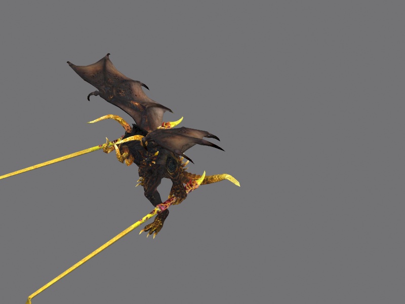 3d双鞭怪兽带绑定和动作_tomhegon作品_动物哺乳_cg模型网