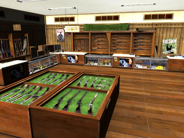 武器店场景模型