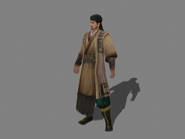3d(npc西域商人)带动作和贴图,有预_tomhegon作品_人物孩子-女_cg模型