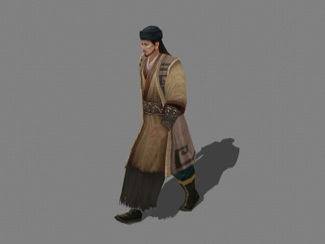 3d(npc西域商人)带动作和贴图,有预_tomhegon作品_人物孩子-女_cg模型