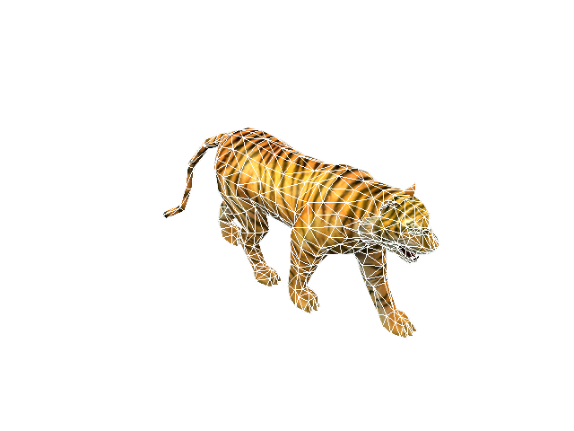 3d老虎带动作和预览图