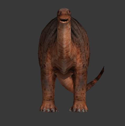 brontosaurus_草八刀作品_动物哺乳_cg模型网