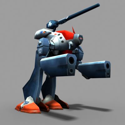 太空堡垒——天顶星指挥战斗壳 _ytwo作品_人物机器人/机甲_cg模型网