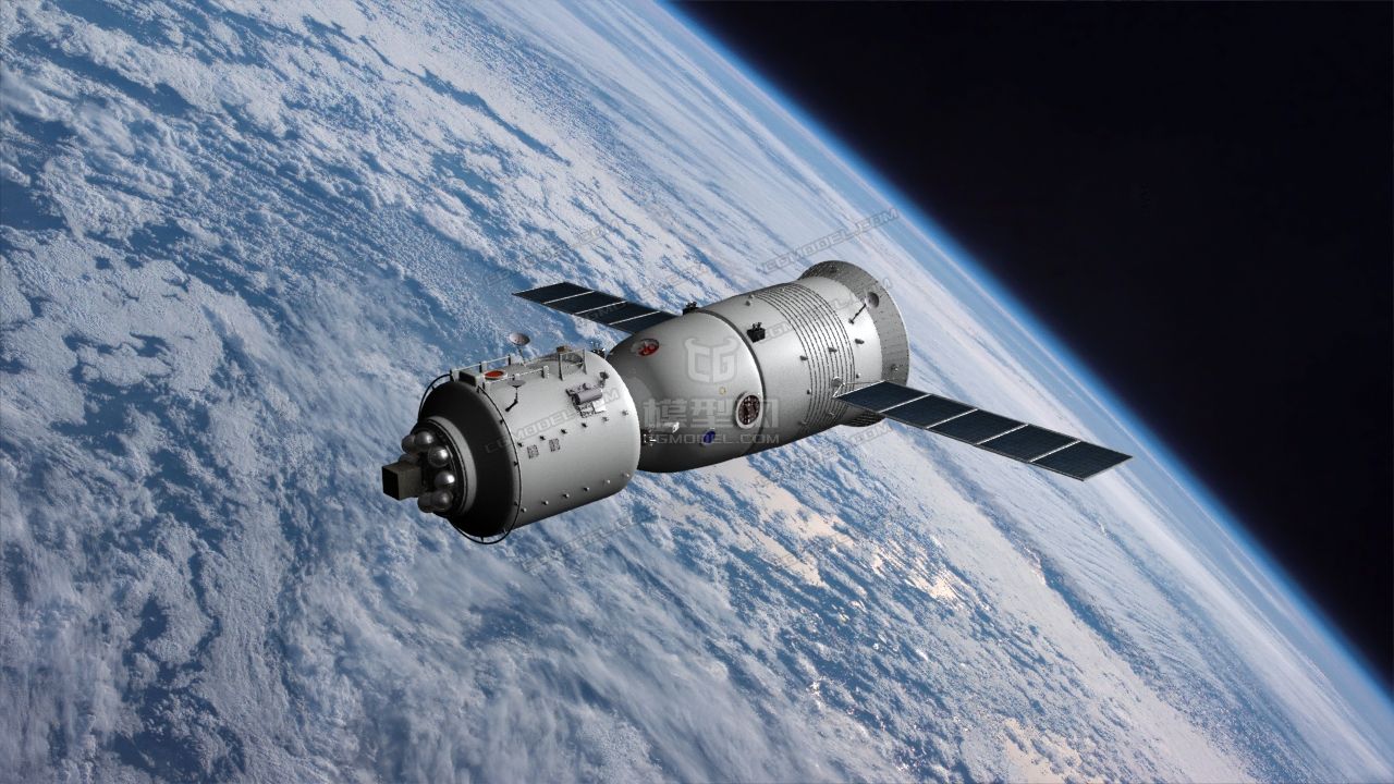 神舟七号 轨道舱返回舱 飞船_jxlandff作品_车辆人力车_cg模型网