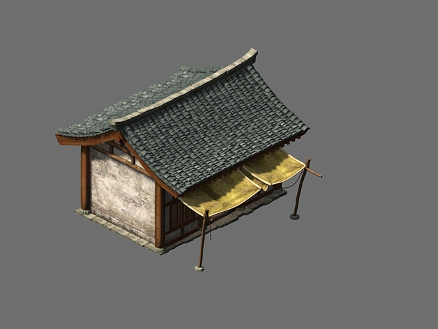 古代商铺模型 家具店模型-自然场景模型库-3ds Max(.max)模型下载-cg模型网