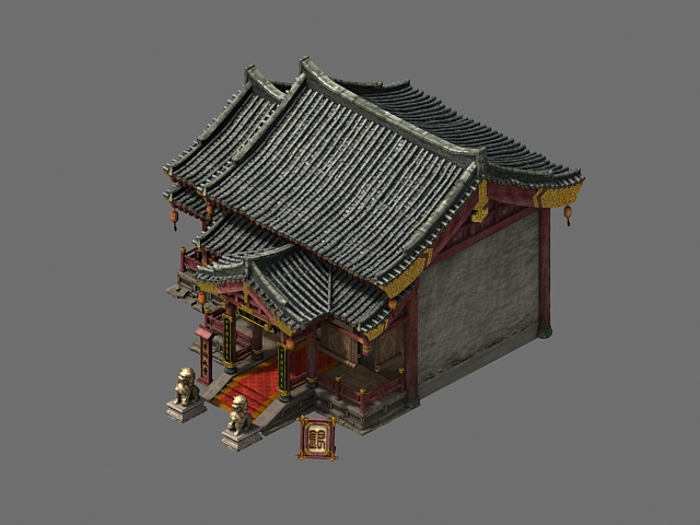 古代商铺模型 家具店模型-自然场景模型库-3ds Max(.max)模型下载-cg模型网