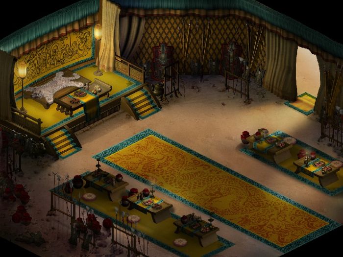 室内帐篷场景模型