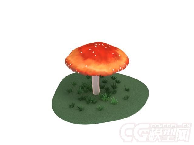蘑菇模型-树木模型库-模型下载-cg模型网